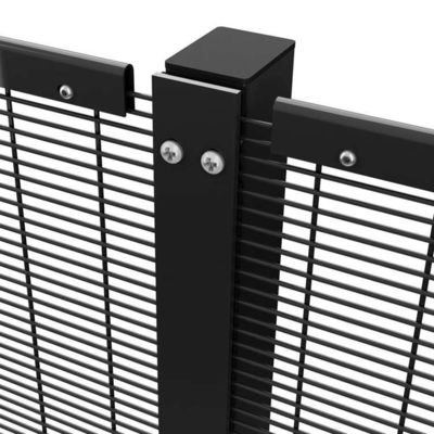 1.8*2.4m 358 سلك شبكة السياج الأمن العالي مكافحة التسلق مسحوق مغلفة صافي فيو