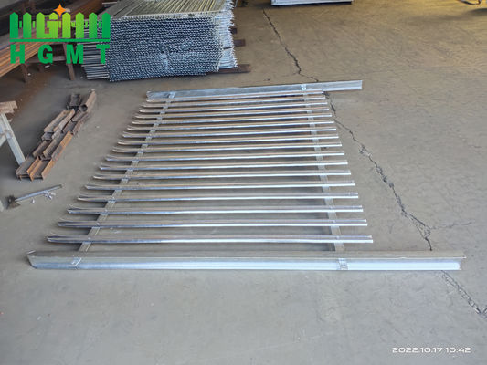 الأسود 3600mm ارتفاع الأسلاك الصلب الأنبوبية الحاجز الأمن للمنازل