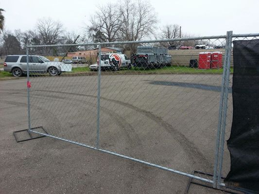 ألواح السياج المقيمة المشددة 6x12 قابلة للإزالة للتخزين