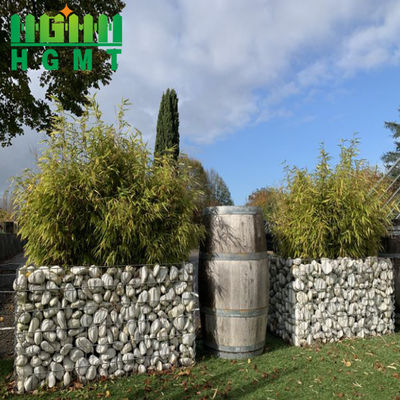 4mm 4mx1mx1m أسطوانات غابيون مصفحة / مربع مغلفة بالبيفك