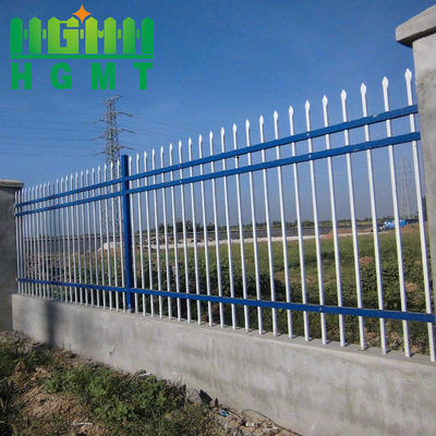 بيع ساخن الصلبة عالية الأمن الحديدية الزخرفية بيكيت الأنبوبية السياج