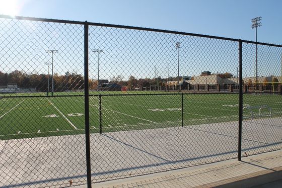 زراعة رخيصة المستخدمة الثقيلة واجب الغزل الزجاجي سلك الإعصار الشكل الماس الشبكة سلسلة وصلة السياج مع PVC مغلفة