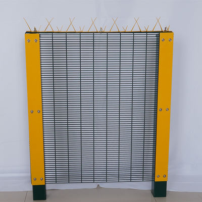 سهلة التثبيت مستقرة دائمة مضادة للتسلق مسحوق مغلفة الأسلاك المطاطية 358 ألواح السياج