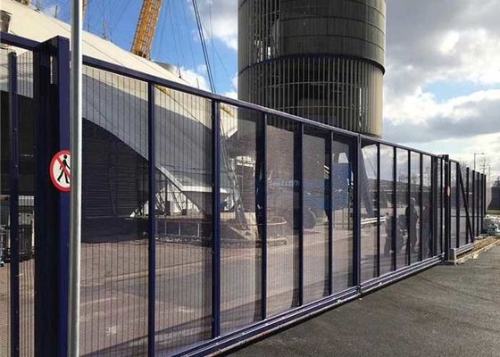 غطاء مسحوق الأسود الحاجز الأمني نوع البوابة المنزلية 2.0m X 6.0m