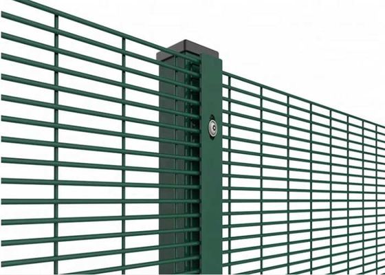 طلاء مسحوق 358 مربع عمود 3 ملم مكافحة التسلق الأمن السياج الأسلاك المطاطية