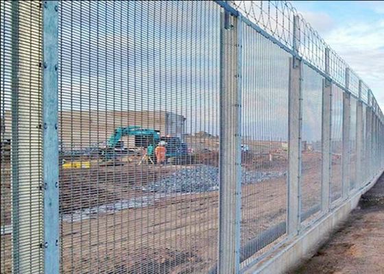 H Post 4mm Anti Climb Security Fencing سلك حديدي منخفض الكربون