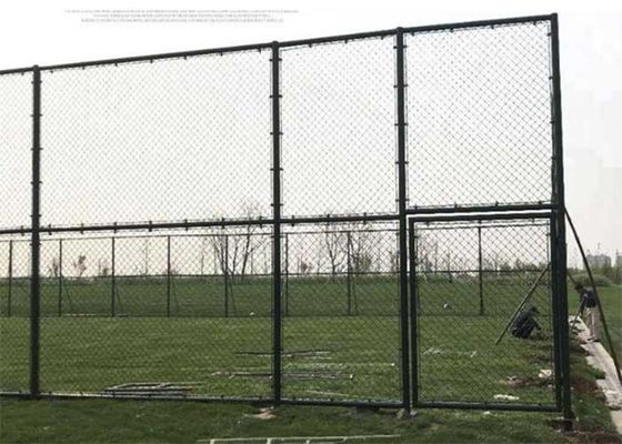 BWG8 إلى BWG16 PVC الأسوار الماسية الشبكة 3mm سلك سلسلة وصلة السياج