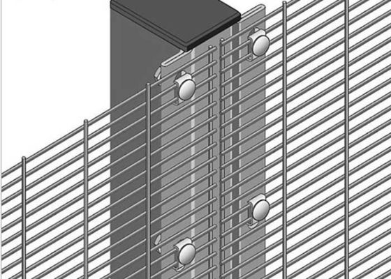 H2.5m السياج الأمني المضاد للتسلق