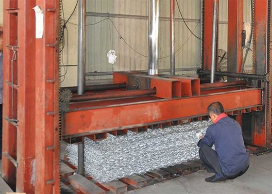 8 * 10 سم شبكة سلك غابيونية مرنة منسوجة بسهولة