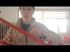 6ft لوحات سياج البناء المؤقتة مسحوق المغلفة