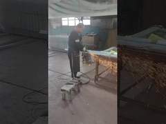 تلميع وطحن المنتجات المجلفنة قبل طلاء المسحوق